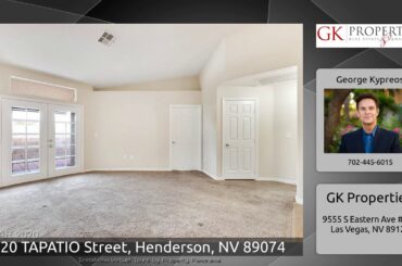 120 TAPATIO Street, Henderson, NV 89074