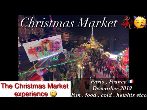 Christmas Market , European Culture . Paris , Marché de Noël 🎄 Christmas Market , European Culture . Paris , Marché de Noël 🎄