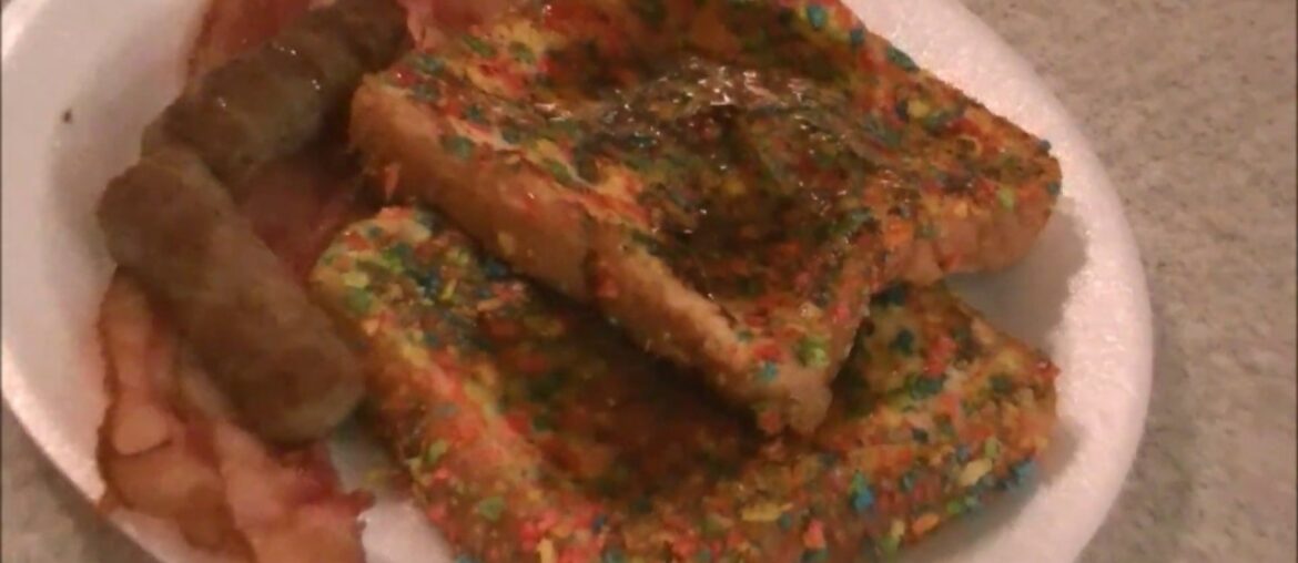 Fruity Pebble French Toast