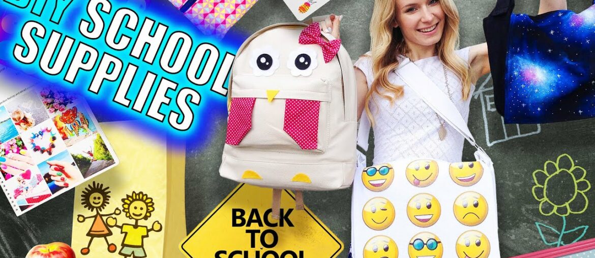 DIY School Supplies & Room Organization Ideas! 15 Epic DIY Projects for Back to School! DIY School Supplies & Room Organization Ideas! 15 Epic DIY Projects for Back to School!