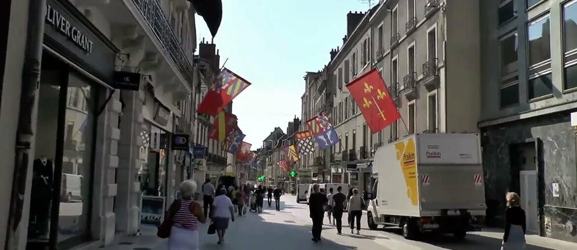 Walking Tour in Dijon City France ,جولة سيرا على الأقدام في مدينة ديجون فرنسا