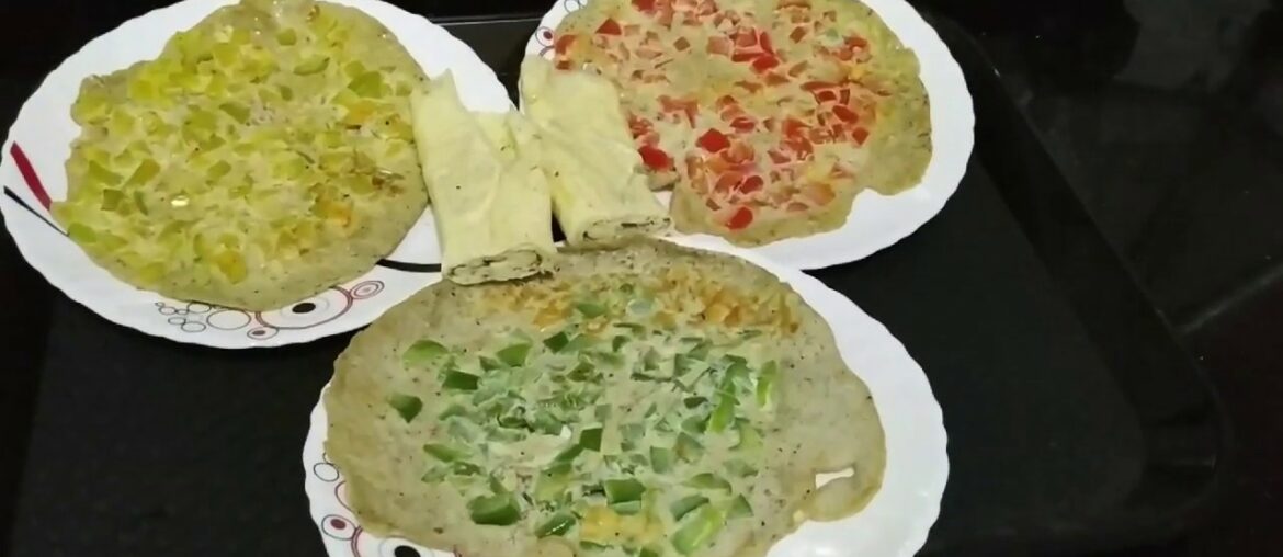 Egg recipes/french omelette/Tri-color Capsicum Omelette recipe/Foodie Samayal