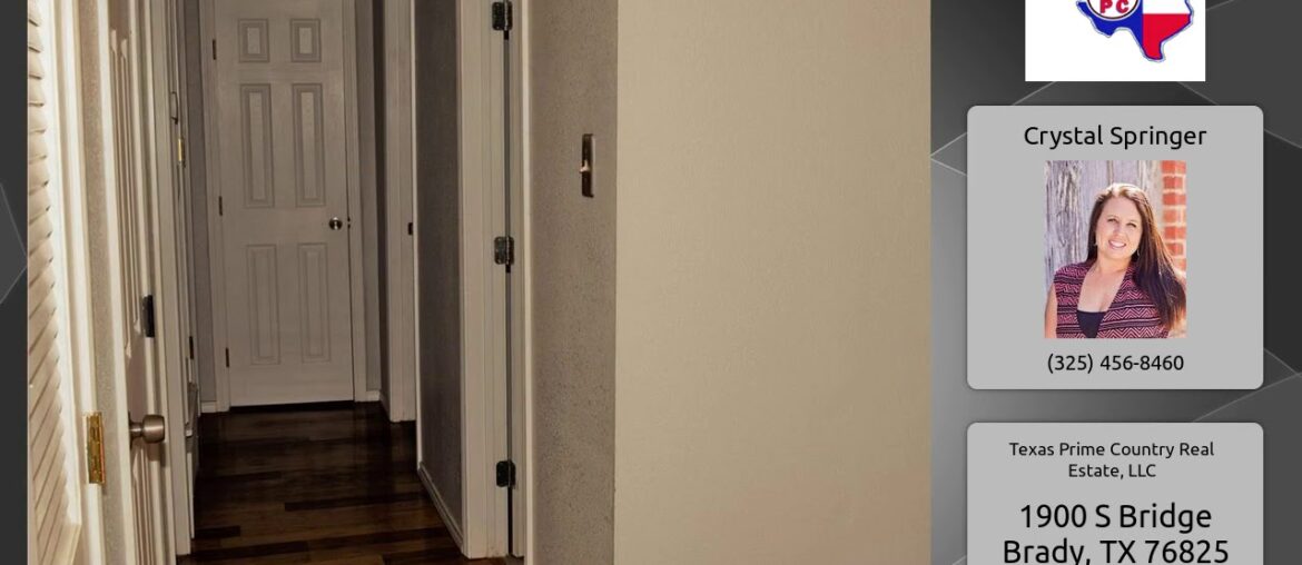 2009 S Pine Street, Brady, TX 76825