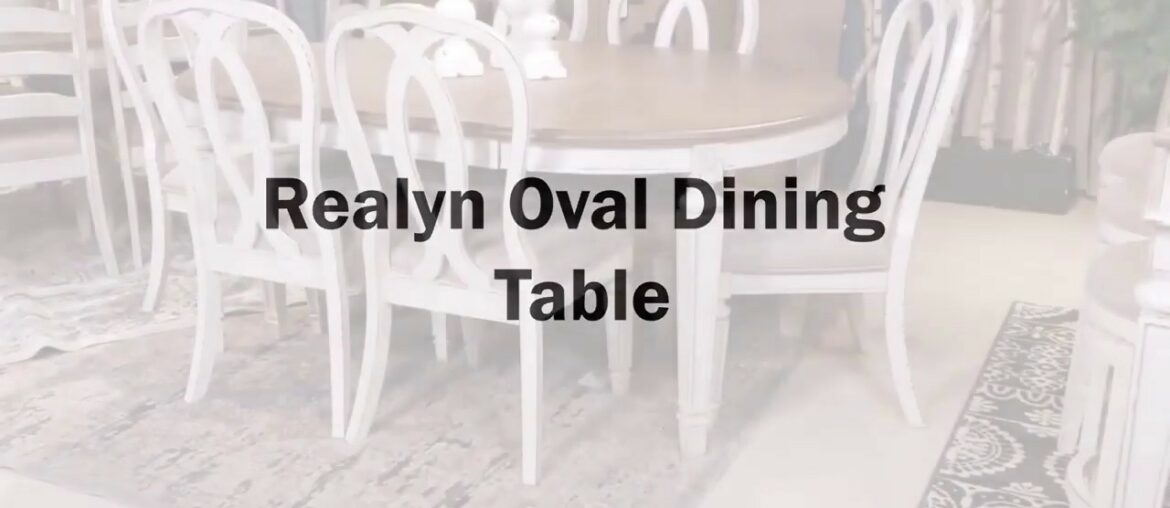 Ashley Furniture Homestore India | Realyn Dining Room Oval Table | D743-35 Ashley Furniture Homestore India | Realyn Dining Room Oval Table | D743-35