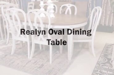 Ashley Furniture Homestore India | Realyn Dining Room Oval Table | D743-35