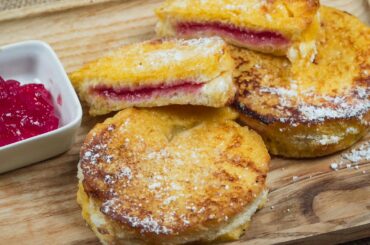 Jam Jelly & Doughnut French Toast | Easy Toast Recipe | Hello Liin #11
