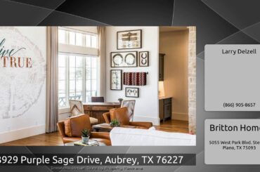 3929 Purple Sage Drive, Aubrey, TX 76227