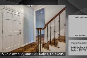 4315 Cole Avenue, Unit 108, Dallas, TX 75205