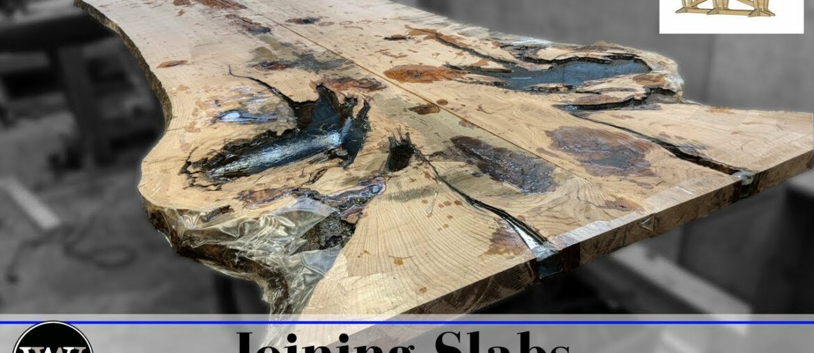 How to Joint Large Slabs | Live Edge Dining Room Table Build