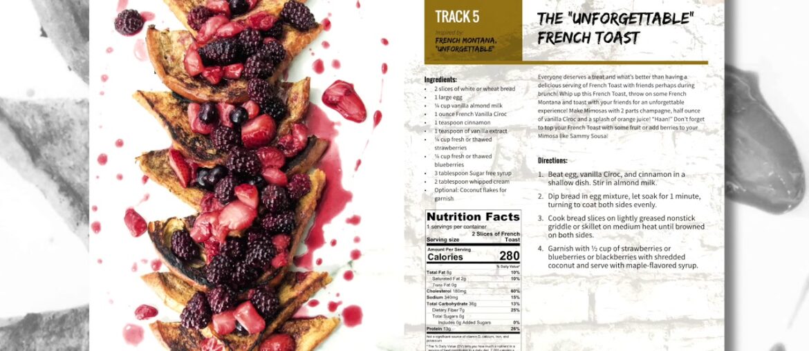 Track 5: The “Unforgettable” French Toast Track 5: The “Unforgettable” French Toast