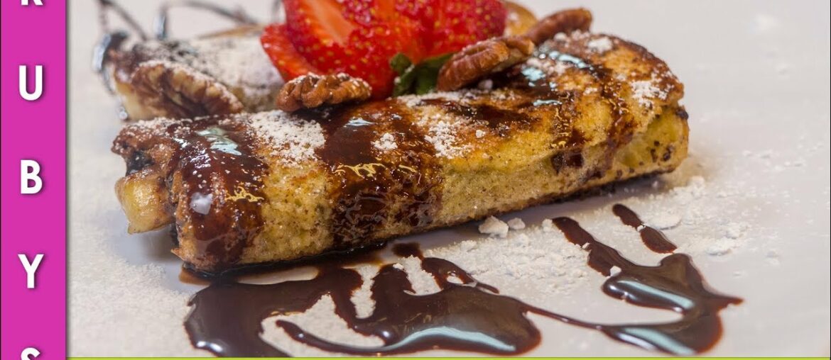 Bachon kay Liye Sweet Dish Banana Nutella French Toast Recipe in Urdu Hindi  - RKK