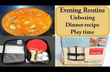 My Evening routine vlog | Unboxing  new grinder | Meen Kuzhambu recipe | Tamil VLOG from France