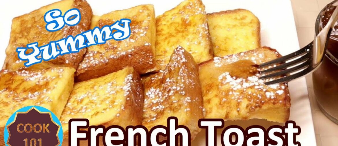 SUB) French Toast | Easy Cooking and Simple Recipe | SO Yummy | ASMR cooking | COOK101