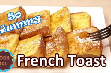 SUB) French Toast | Easy Cooking and Simple Recipe | SO Yummy | ASMR cooking | COOK101