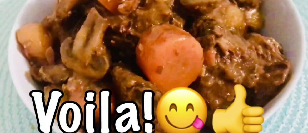 BOEUF BOURGUIGNON ( BEEF BOURGUIGNON-iCookiTravel Version)