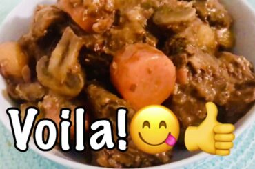BOEUF BOURGUIGNON ( BEEF BOURGUIGNON-iCookiTravel Version)