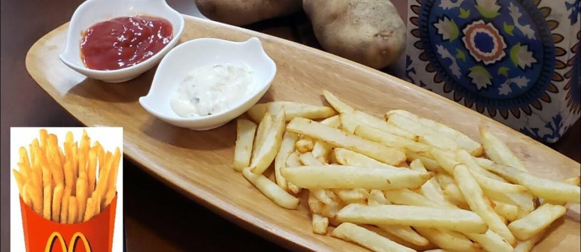 How to make McDonald's  style French fries || Crispy French fries recipe  || Home made French fries