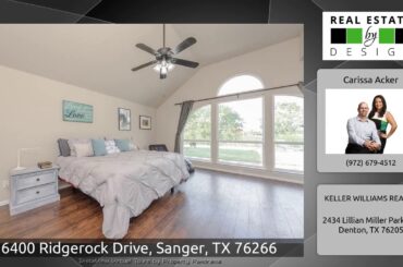 6400 Ridgerock Drive, Sanger, TX 76266