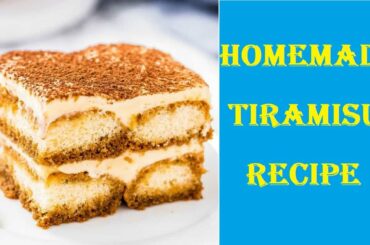 How to Make Tiramisu | Tiramisu Italian Dessert Recipe | No Bake Desserts | Homemade Tiramisu Easy