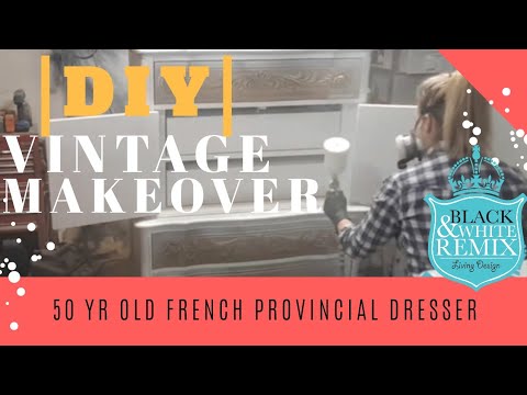 Reincarnating a 1974 vintage French Provincial DIY Reincarnating a 1974 vintage French Provincial DIY