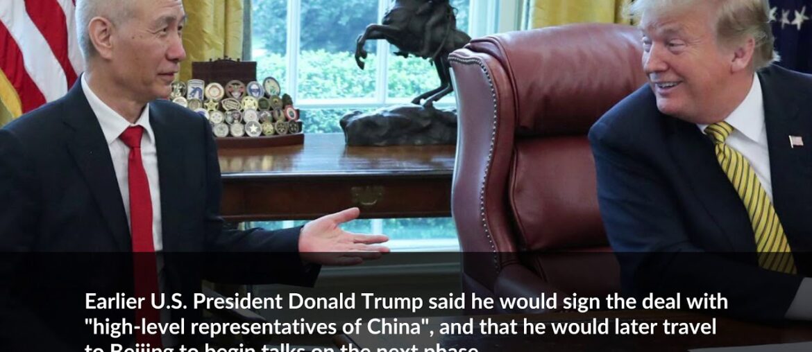 China sends Liu He to the U.S. to sign a deal with Trump China sends Liu He to the U.S. to sign a deal with Trump