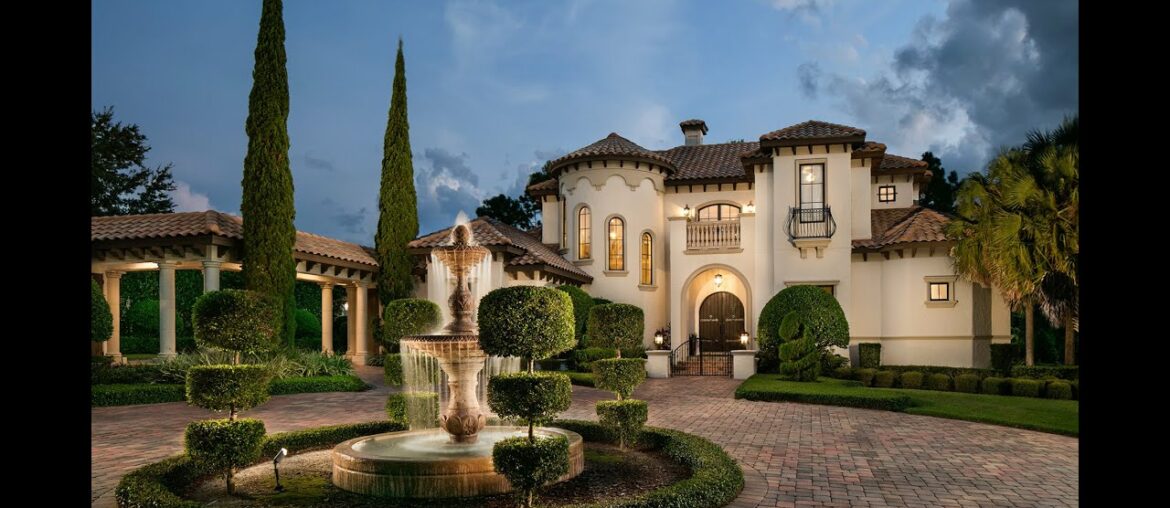 Gorgeous Spanish Revival Mansion In Lake Butler Sound Windermere Fl Gorgeous Spanish Revival Mansion In Lake Butler Sound Windermere Fl