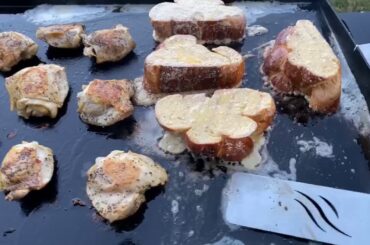 Grilled Chicken Thighs and Savory French Toast Recipes