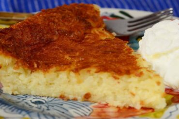 Impossible Coconut Pie Recipe Demonstration - Joyofbaking.com
