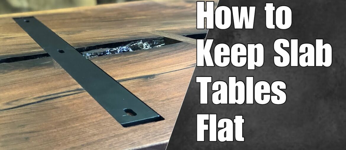 How to Keep Slab Tables Flat — How To Woodworking