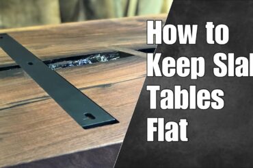How to Keep Slab Tables Flat — How To Woodworking