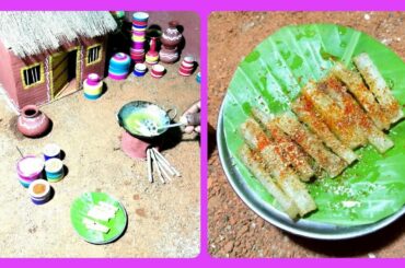 Miniature French fries recipe|| french fries|| Miniature cooking # 9|| MINI FOOD VILLA.