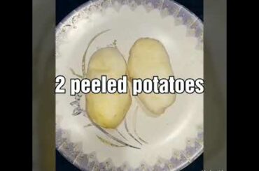 French fries recipe - homemade crispy fries