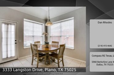 3333 Langston Drive, Plano, TX 75025