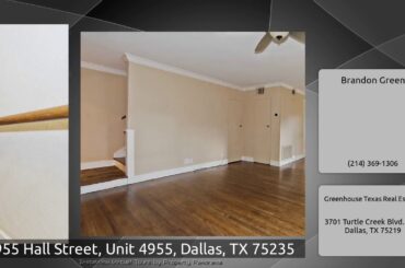 4955 Hall Street, Unit 4955, Dallas, TX 75235