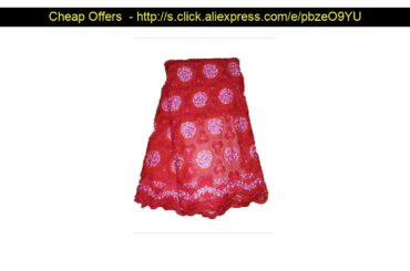 ☘️ Limited 2019 Best Selling White Burgundy Flower Embroidered African Lace Fabric Women Heavy Bead