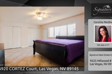 6920 CORTEZ Court, Las Vegas, NV 89145