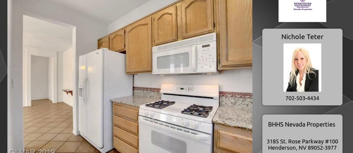 2163 EAGLE STICKS Drive, Henderson, NV 89012