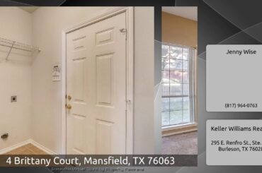 4 Brittany Court, Mansfield, TX 76063