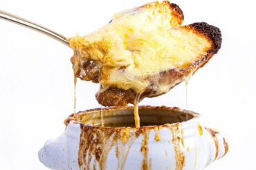 How To Make French Onion Soup with Porcini Stock By Rachael
