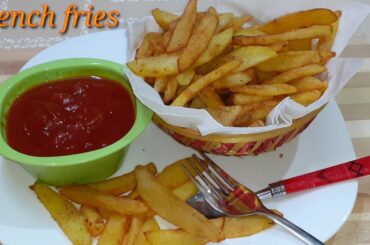 Crispy French Fries//homemade French fries  recipe/ Healthy snacks/easy teatime snacks/manaz kitchen