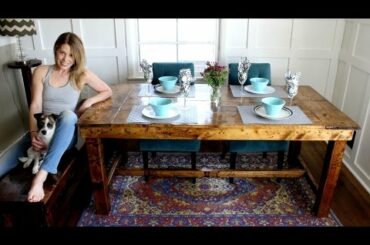 The $50 Farmhouse Table - Easy DIY Project