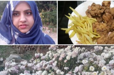 I made delicious  crispy fried  chicken🍗 and French fries🍟 at home|soothing evening walk|AF vlogs