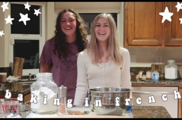 cooking in french for a school project ft. my friend aliyah | kira lillian