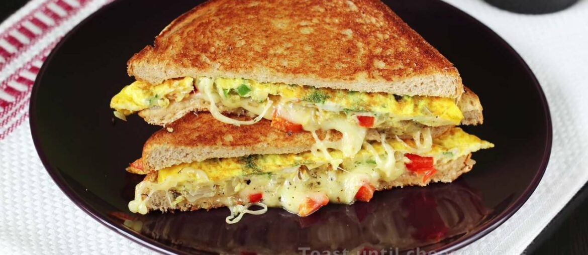 Bread omelet sandwich recipe | How to make omelette sandwich recipe