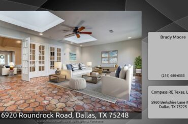 6920 Roundrock Road, Dallas, TX 75248