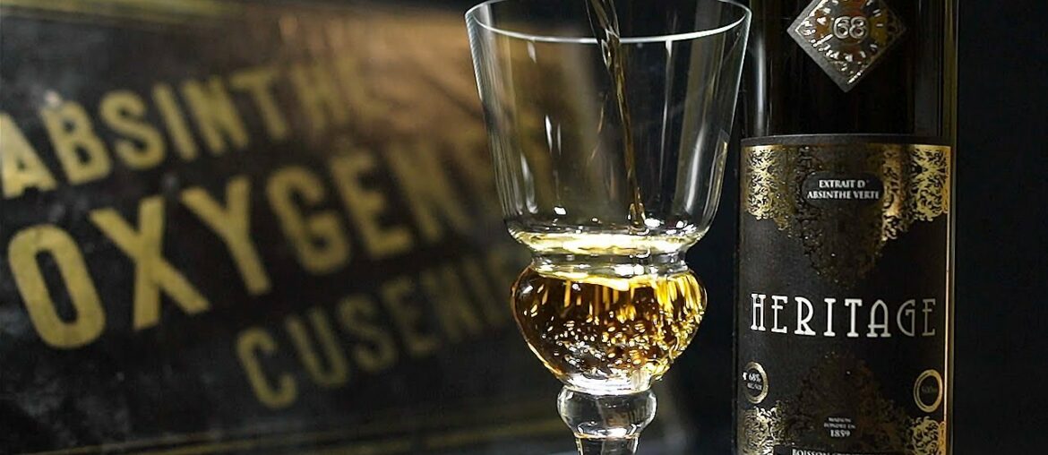 Serving Absinthe: Heritage Verte with a see-saw dripper