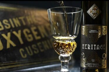 Serving Absinthe: Heritage Verte with a see-saw dripper