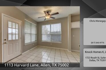 1113 Harvard Lane, Allen, TX 75002