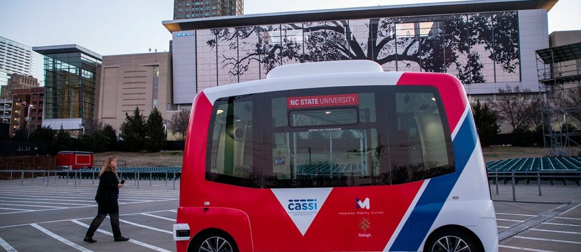 You'll see this automated shuttle on Centennial Campus soon