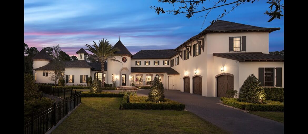 $6 Million Dollar French-inspired Estate in Disney's Golden Oak.